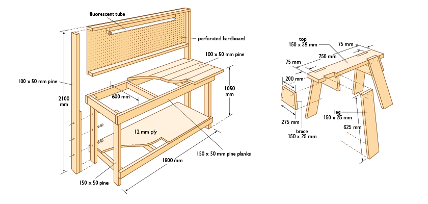 Work station & bench